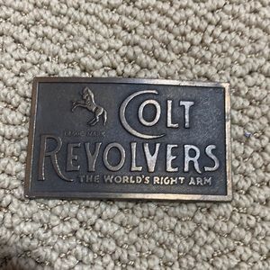Colt Belt buckle